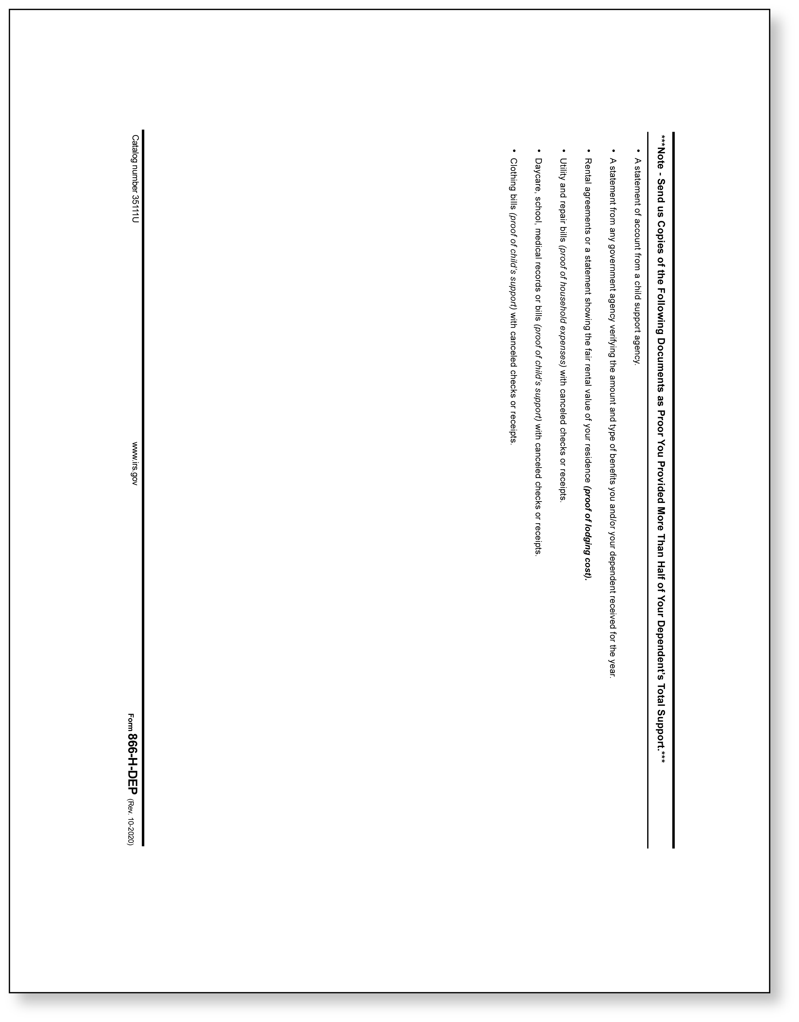 IRS Audit Letter CP75D - Sample 1