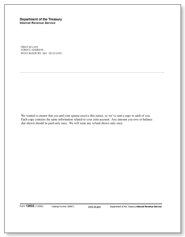 IRS Audit Letter 2205-A - Sample 8