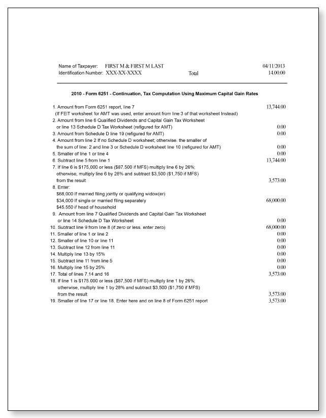 IRS Audit Letter 692 - Sample 1 